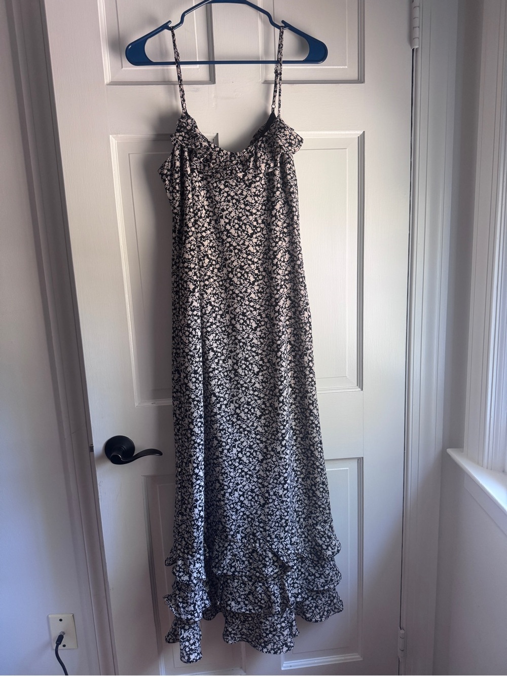 Urban Outfitters Floral Ruffle Midi/Maxi Dress — Size M